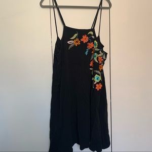 Free People Embroidered mini dress